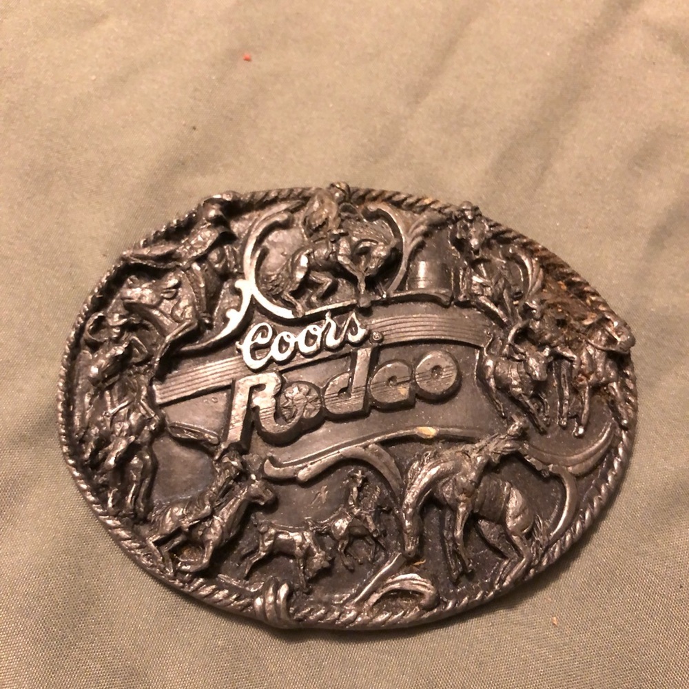 Coors 🍺 rodeo buckle